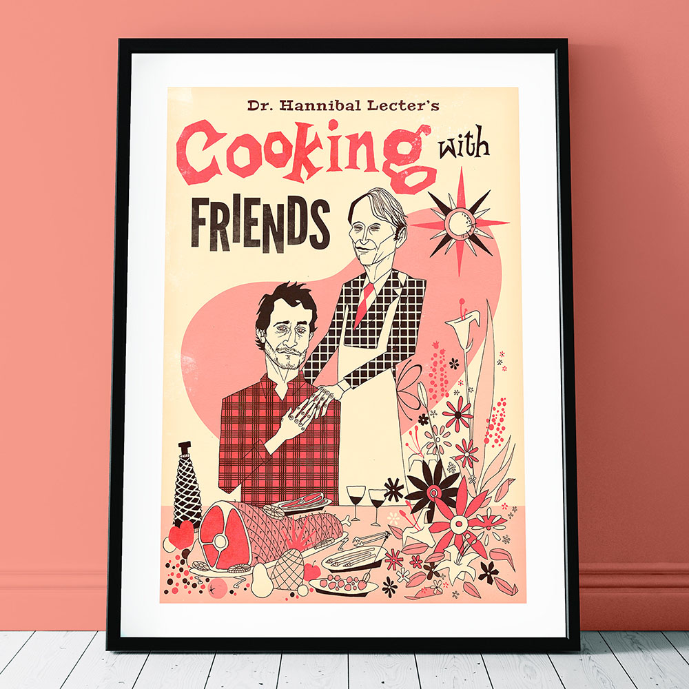 주방 캔버스 회화 한니발 요리 책 포스터 친구와 요리  - Home Cooking Cookbook 리뷰 및 가격