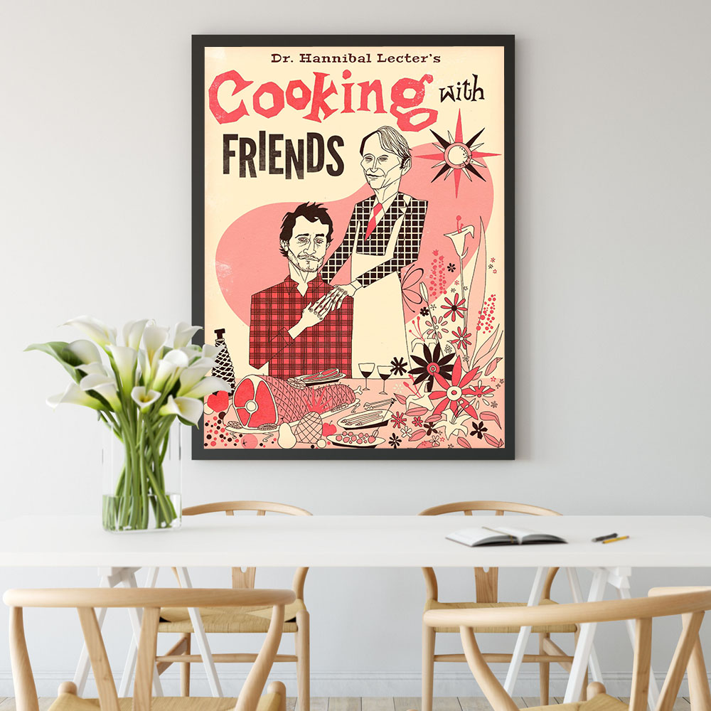 주방 캔버스 회화 한니발 요리 책 포스터 친구와 요리  - Home Cooking Cookbook 리뷰 및 가격