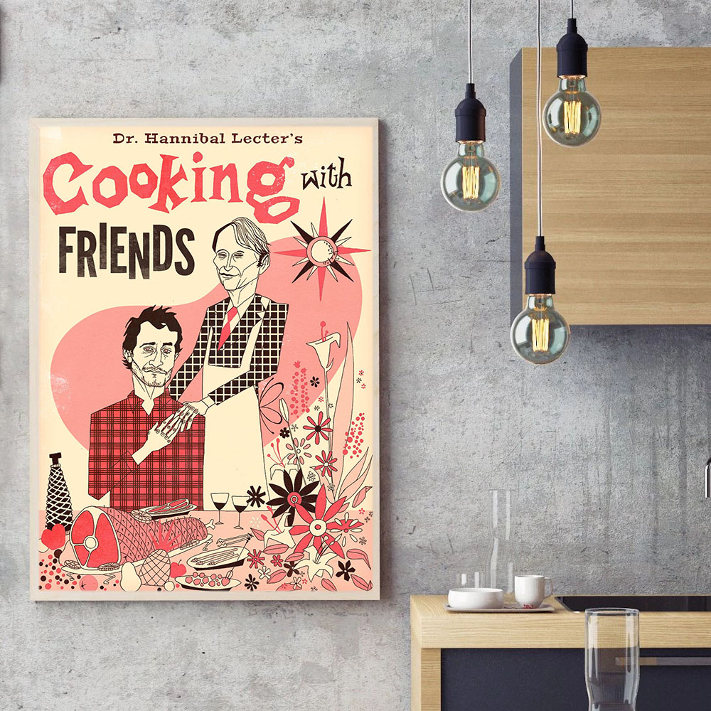주방 캔버스 회화 한니발 요리 책 포스터 친구와 요리  - Home Cooking Cookbook 리뷰 및 가격